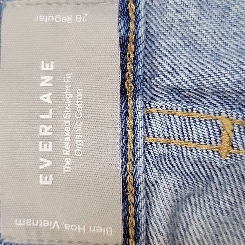 Everlane Women's Rigid Slouch Jean in Broken-In Blue, Size 26. Perfect Condition - Picture 5 of 6
